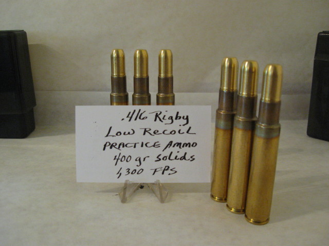 Nyati 416 Rigby low recoil ammunition